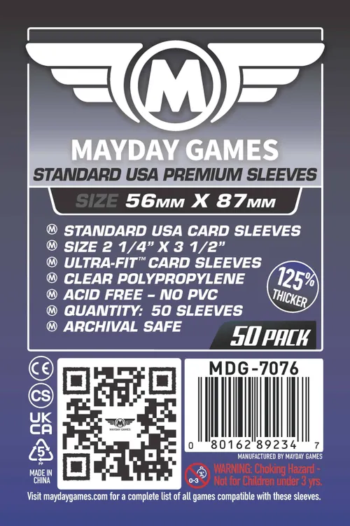 Standard USA Card Sleeves (56x87mm)