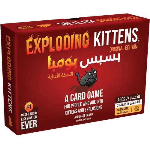 Exploding Kittens: Original Edition (English/Arabic)