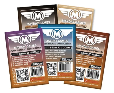Mayday "7 Wonders" Compatible Game Card Sleeves Magnum Ultra-Fit (65x100mm)