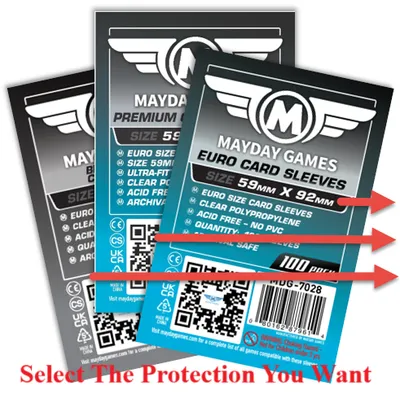 Mayday Euro Game Card Sleeves (59x92mm)