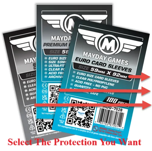 Euro Game Card Sleeves (59x92mm)