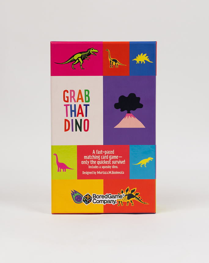 Grab That Dino card game box