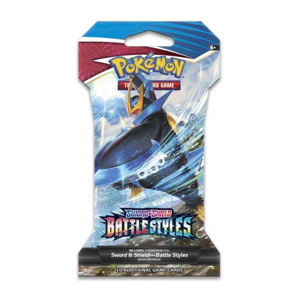 Buy Pokémon TCG: Sword & Shield-Battle Styles Sleeved Booster Pack (10 Cards) only at Bored Game Company.