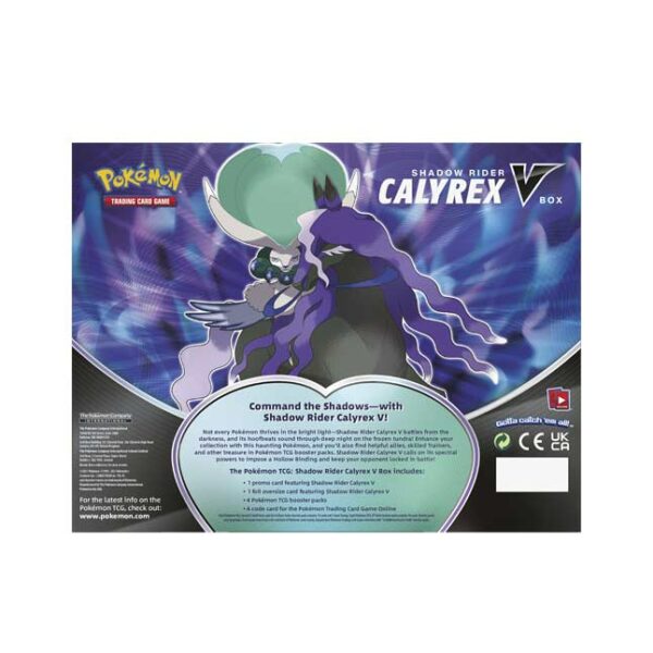 Buy Pokémon TCG: Shadow Rider Calyrex V Box only at Bored Game Company.